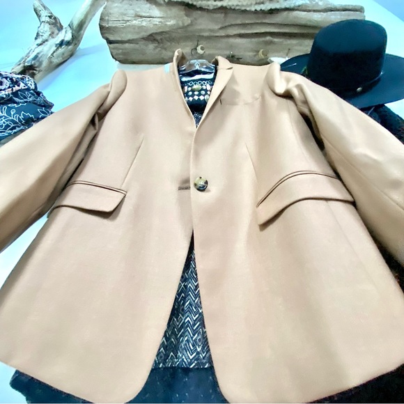 SOLD⭐️BNWOT Trendy JCREW Regent luxury wool equestrian boho blazer w countryvibe - Picture 9 of 15